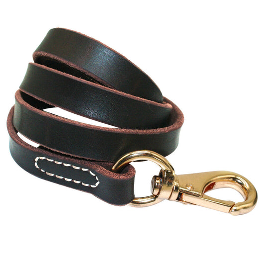 PurrfectPal™ Luxury Leather Dog Leash